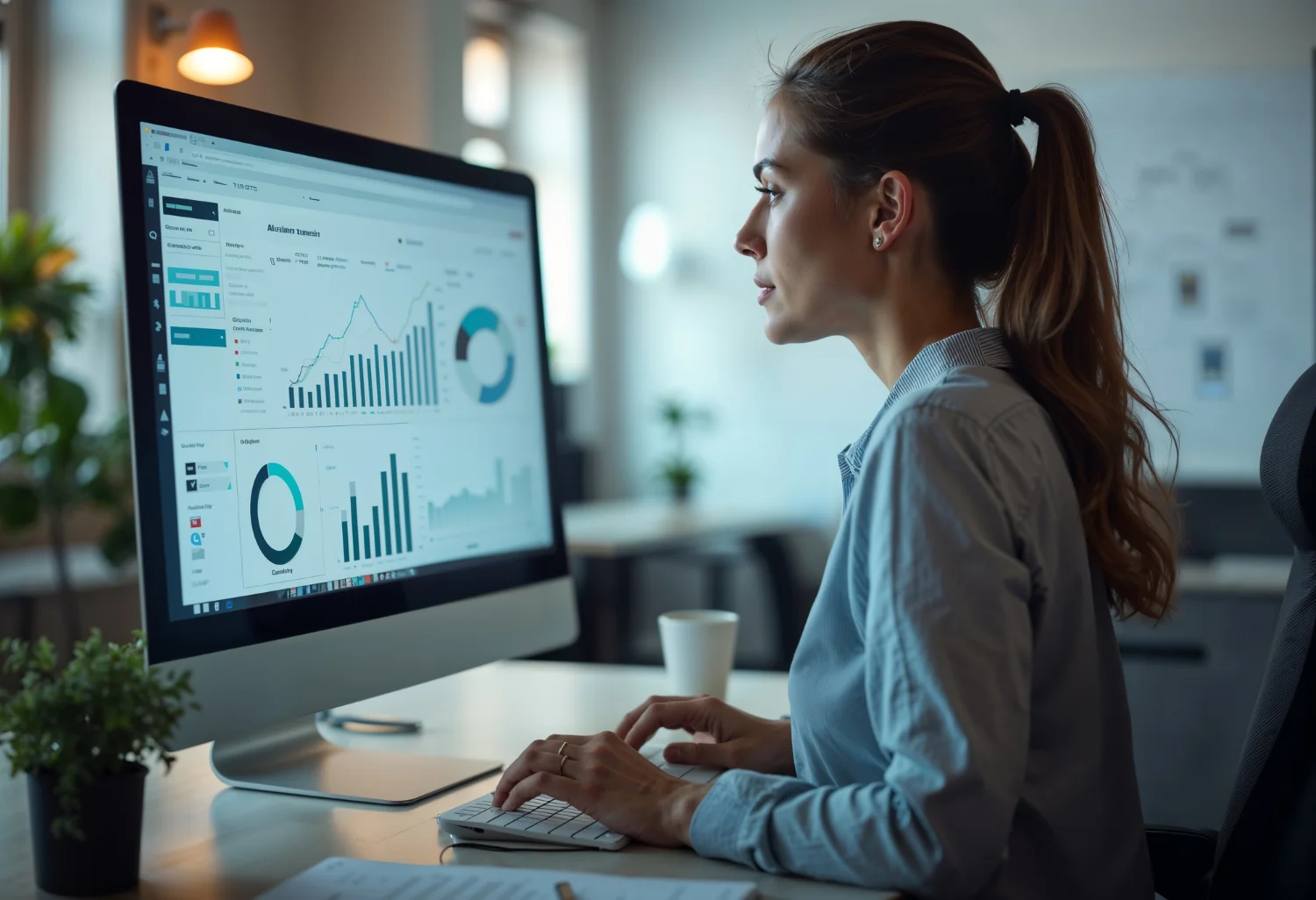SEO audit report dashboard